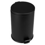 KOSZ PEDAŁOWY KLASIK, POJEMNOŚĆ 20 L, METALOWY, CZARNY MATOWY