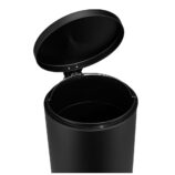 KOSZ PEDAŁOWY KLASIK, POJEMNOŚĆ 30 L, METALOWY, CZARNY MATOWY