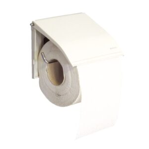Uchwyt do papieru toaletowego metalowy, kolor BIAŁY