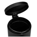 KOSZ PEDAŁOWY KLASIK, POJEMNOŚĆ 5 L, METALOWY, CZARNY MATOWY