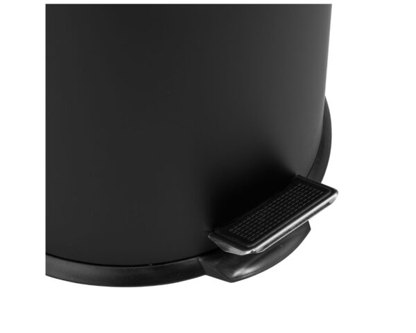 KOSZ PEDAŁOWY KLASIK, POJEMNOŚĆ 30 L, METALOWY, CZARNY MATOWY KOSZ PEDAŁOWY KLASIK, POJEMNOŚĆ 30 L, METALOWY, CZARNY MATOWY