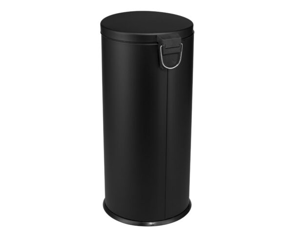 KOSZ PEDAŁOWY KLASIK, POJEMNOŚĆ 30 L, METALOWY, CZARNY MATOWY KOSZ PEDAŁOWY KLASIK, POJEMNOŚĆ 30 L, METALOWY, CZARNY MATOWY