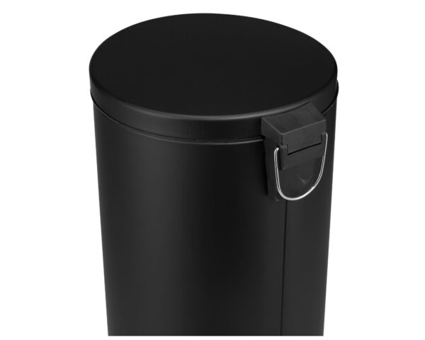 KOSZ PEDAŁOWY KLASIK, POJEMNOŚĆ 30 L, METALOWY, CZARNY MATOWY KOSZ PEDAŁOWY KLASIK, POJEMNOŚĆ 30 L, METALOWY, CZARNY MATOWY
