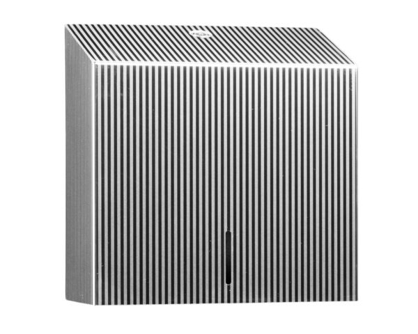 Pojemnik na ręczniki składane MERIDA INOX DESIGN MAXI - PINSTRIPE