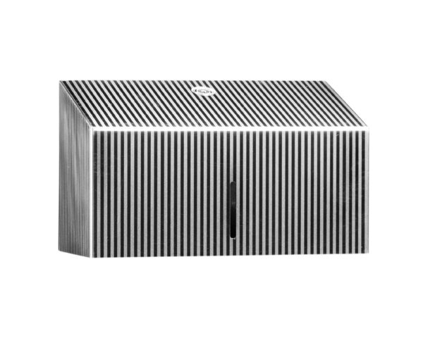 Pojemnik na ręczniki papierowe MERIDA INOX DESIGN MINI - PINSTRIPE