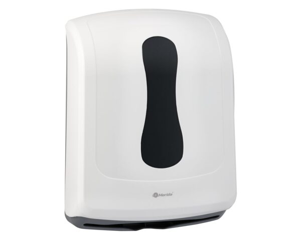 Pojemnik na ręczniki składane MERIDA ONE SLIM, tworzywo ABS, biały Pojemnik na ręczniki składane MERIDA ONE SLIM, tworzywo ABS, biały