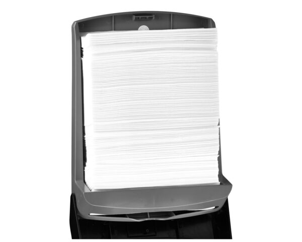 Pojemnik na ręczniki składane MERIDA ONE SLIM, tworzywo ABS, czarny Pojemnik na ręczniki składane MERIDA ONE SLIM, tworzywo ABS, czarny