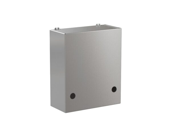 Wnękowy pojemnik na ręczniki składane montowany za lustrem, spód prosty, stal matowa Wnękowy pojemnik na ręczniki składane montowany za lustrem, spód prosty, stal matowa