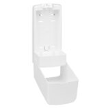 Pojemnik na papier toaletowy w listkach MERIDA ONE, pojemność do 450 szt., tworzywo ABS, biały