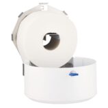 Pojemnik na papier toaletowy MERIDA STELLA WHITE LINE MINI, średnica papieru do 19 cm, biały