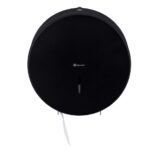 Pojemnik na papier toaletowy MERIDA STELLA BLACK LINE MAXI, średnica papieru do 23 cm, czarny