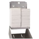 Pojemnik na papier toaletowy w listkach MERIDA STELLA STONE GREY, pojemność do 900 szt., kamienny szary