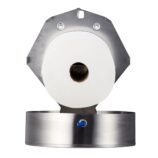 Pojemnik na papier toaletowy MERIDA STELLA MEGA, średnica papieru do 28 cm, stal matowa