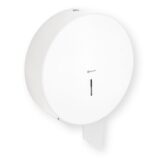Pojemnik na papier toaletowy MERIDA STELLA WHITE LINE MEGA, średnica papieru do 28 cm, biały