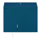 Pojemnik na papier toaletowy MERIDA STELLA BLUE LINE MAXI, średnica papieru do 23 cm, niebieski