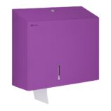 Pojemnik na papier toaletowy MERIDA STELLA VIOLET LINE MAXI, średnica papieru do 23 cm, fioletowy
