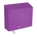 Pojemnik na papier toaletowy MERIDA STELLA VIOLET LINE MAXI, średnica papieru do 23 cm, fioletowy