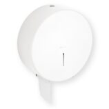 Pojemnik na papier toaletowy MERIDA STELLA WHITE LINE MAXI, średnica papieru do 23 cm, biały