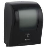 Automatyczny bezdotykowy podajnik ręczników papierowych w roli MERIDA ONE AUTOMATIC MAXI, tworzywo ABS, czarny