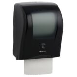 Automatyczny bezdotykowy podajnik ręczników papierowych w roli MERIDA ONE AUTOMATIC MAXI, tworzywo ABS, czarny