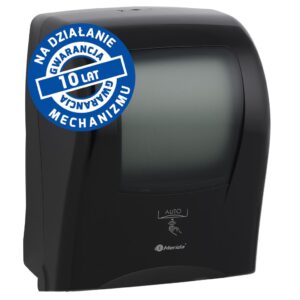 Automatyczny bezdotykowy podajnik ręczników MERIDA ONE czarny za 250 zł netto przy zakupie 2 kartonów ręczników MERIDA ECONOMY AUTOMATIC RAZ301
