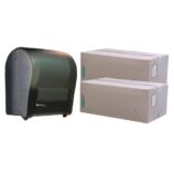 Podajnik ręczników MERIDA SOLID za 100 zł netto przy zakupie 2 kartonów ręczników AUTOMATIC RAB301