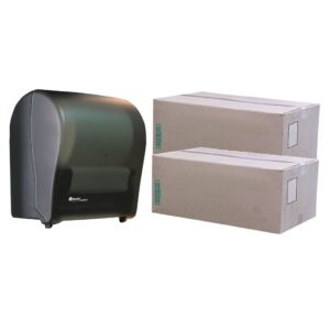 Podajnik ręczników MERIDA SOLID za 100 zł netto przy zakupie 2 kartonów ręczników AUTOMATIC RAB301