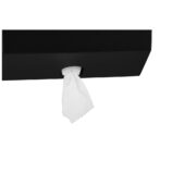 Pojemnik na ręczniki papierowe w rolach MERIDA STELLA BLACK LINE MAXI, czarny