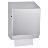 Mechaniczny podajnik ręczników papierowych w rolach MERIDA STELLA AUTOMATIC MAXI, stal matowa