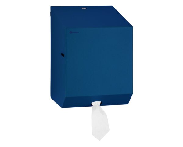 Pojemnik na ręczniki papierowe w rolach MERIDA STELLA BLUE LINE MAXI, niebieski Pojemnik na ręczniki papierowe w rolach MERIDA STELLA BLUE LINE MAXI, niebieski