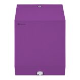 Pojemnik na ręczniki papierowe w rolach lub papier toaletowy w systemie listkowym MERIDA STELLA VIOLET LINE MINI, fioletowy
