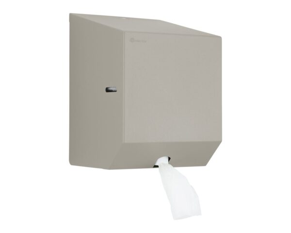 Pojemnik na ręczniki papierowe w rolach lub papier toaletowy w systemie listkowym MERIDA STELLA STONE GREY LINE MINI, szary kamienny Pojemnik na ręczniki papierowe w rolach lub papier toaletowy w systemie listkowym MERIDA STELLA STONE GREY LINE MINI, szary kamienny