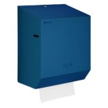 Mechaniczny podajnik ręczników papierowych w rolach MERIDA STELLA BLUE LINE, niebieski