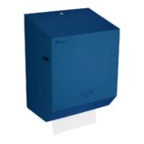 Mechaniczny podajnik ręczników papierowych w rolach MERIDA STELLA BLUE LINE, niebieski