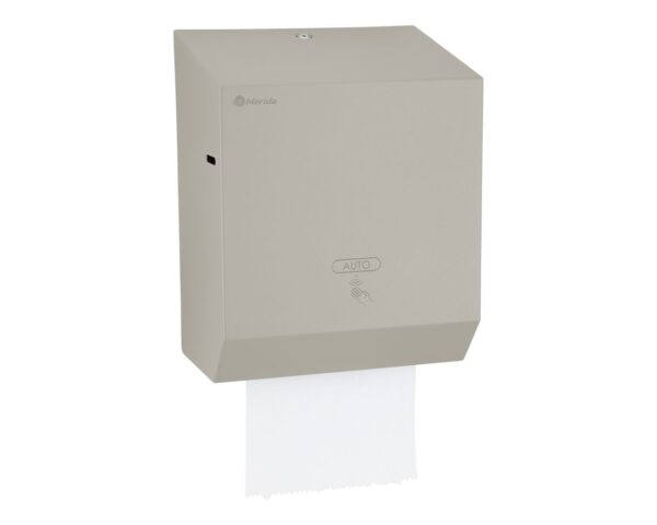 Automatyczny bezdotykowy podajnik ręczników papierowych w rolach MERIDA STELLA STONE GREY LINE AUTOMATIC MAXI, szary kamienny Automatyczny bezdotykowy podajnik ręczników papierowych w rolach MERIDA STELLA STONE GREY LINE AUTOMATIC MAXI, szary kamienny