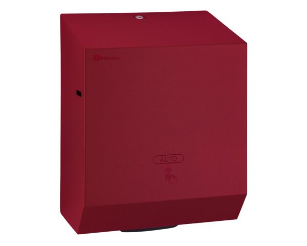 Automatyczny bezdotykowy podajnik ręczników papierowych w rolach MERIDA STELLA RED LINE AUTOMATIC MAXI, czerwony Automatyczny bezdotykowy podajnik ręczników papierowych w rolach MERIDA STELLA RED LINE AUTOMATIC MAXI, czerwony