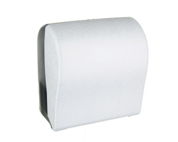 Mechaniczny podajnik ręczników w rolach MERIDA UNIQUE SOLID CUT GLAMOUR WHITE LINE Mechaniczny podajnik ręczników w rolach MERIDA UNIQUE SOLID CUT GLAMOUR WHITE LINE