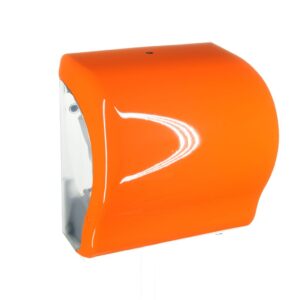 Mechaniczny podajnik ręczników w rolach MERIDA UNIQUE LUX CUT ORANGE SPARK LINE