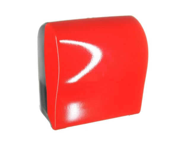 Mechaniczny podajnik ręczników w rolach MERIDA UNIQUE SOLID CUT RED SPARK LINE