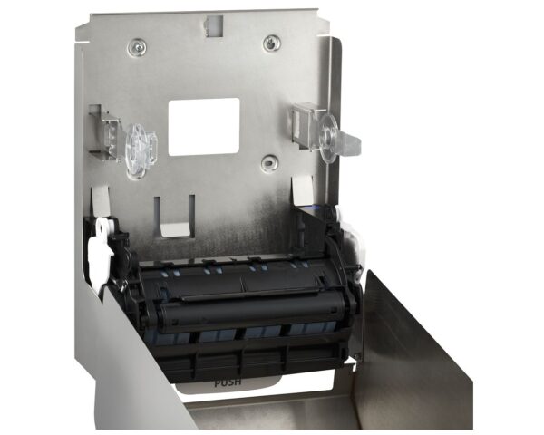 Mechaniczny podajnik ręczników papierowych w rolach MERIDA STELLA AUTOMATIC MAXI Anti-FingerPrint , stal matowa z powłoką AFP Mechaniczny podajnik ręczników papierowych w rolach MERIDA STELLA AUTOMATIC MAXI Anti-FingerPrint , stal matowa z powłoką AFP