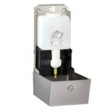 Bezdotykowy automatyczny dozownik mydła w płynie MERIDA STELLA AUTOMATIC Anti-FingerPrint, pojemność zbiornika 1000 ml, stal matowa z powłoką AFP