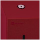 Dozownik mydła w płynie MERIDA STELLA RED LINE MINI, pojemność zbiornika 400 ml, czerwony