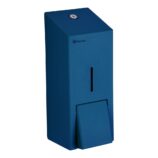Dozownik płynu dezynfekcyjnego w sprayu MERIDA STELLA BLUE LINE, pojemność wkładów 1000 ml , niebieski