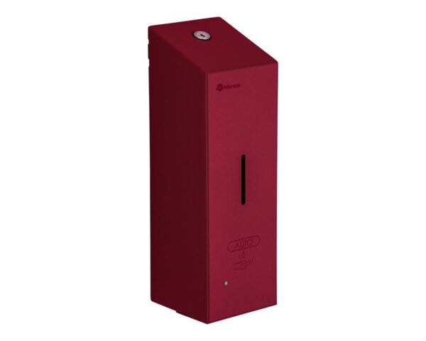 Bezdotykowy automatyczny dozownik mydła w pianie MERIDA STELLA AUTOMATIC SLIM RED LINE na jednorazowe wkłady 800 ml, czerwony Bezdotykowy automatyczny dozownik mydła w pianie MERIDA STELLA AUTOMATIC SLIM RED LINE na jednorazowe wkłady 800 ml, czerwony