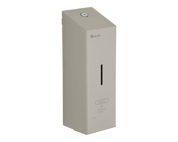 Bezdotykowy automatyczny dozownik mydła w pianie MERIDA STELLA AUTOMATIC SLIM STONE GREY LINE na jednorazowe wkłady 800 ml, szary kamienny Bezdotykowy automatyczny dozownik mydła w pianie MERIDA STELLA AUTOMATIC SLIM STONE GREY LINE na jednorazowe wkłady 800 ml, szary kamienny