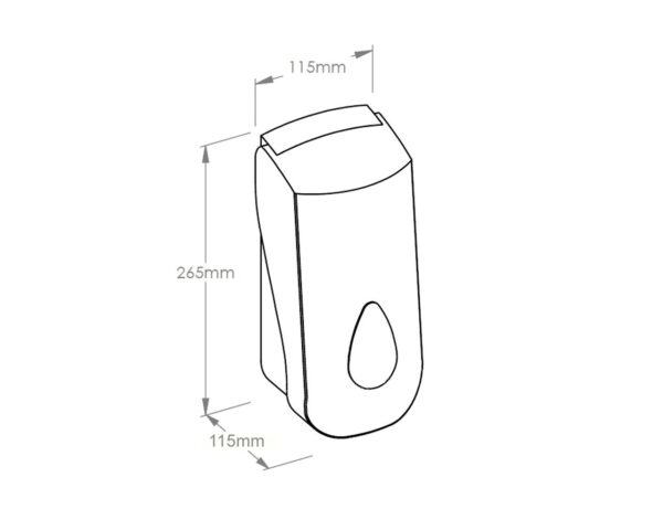 Dozownik mydła w pianie MERIDA UNIQUE SCANDINAVIAN LINE Dozownik mydła w pianie MERIDA UNIQUE SCANDINAVIAN LINE
