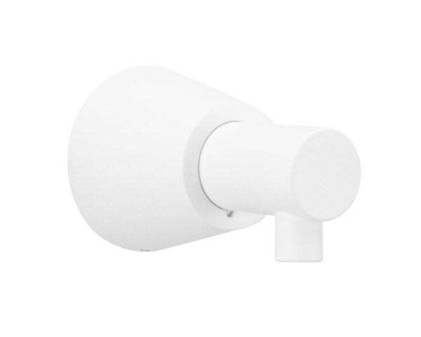 Dozownik mydła w płynie ścienny, STOŻEK, biały Dozownik mydła w płynie ścienny, STOŻEK, biały