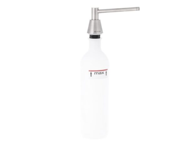 Dozownik mydła w płynie blatowy STOŻEK, pojemność zbiornika 1000 ml, matowy Dozownik mydła w płynie blatowy STOŻEK, pojemność zbiornika 1000 ml, matowy