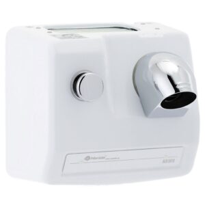 Suszarka do włosów MERIDA BASENOWA, obudowa żeliwna, emaliowana, biała