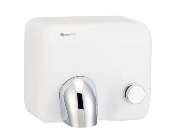 Suszarka do rąk MERIDA STARFLOW PLUS z przyciskiem, biała z powłoką AFP Suszarka do rąk MERIDA STARFLOW PLUS z przyciskiem, biała z powłoką AFP